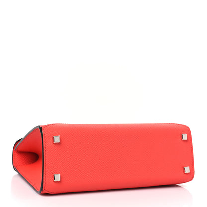 Moynat Carat Calfskin Gabrielle BB Coral 4 of 8