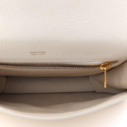 Tom Ford Grained Calfskin Large T Clasp Tara Crossbody Bag White 4 of 10