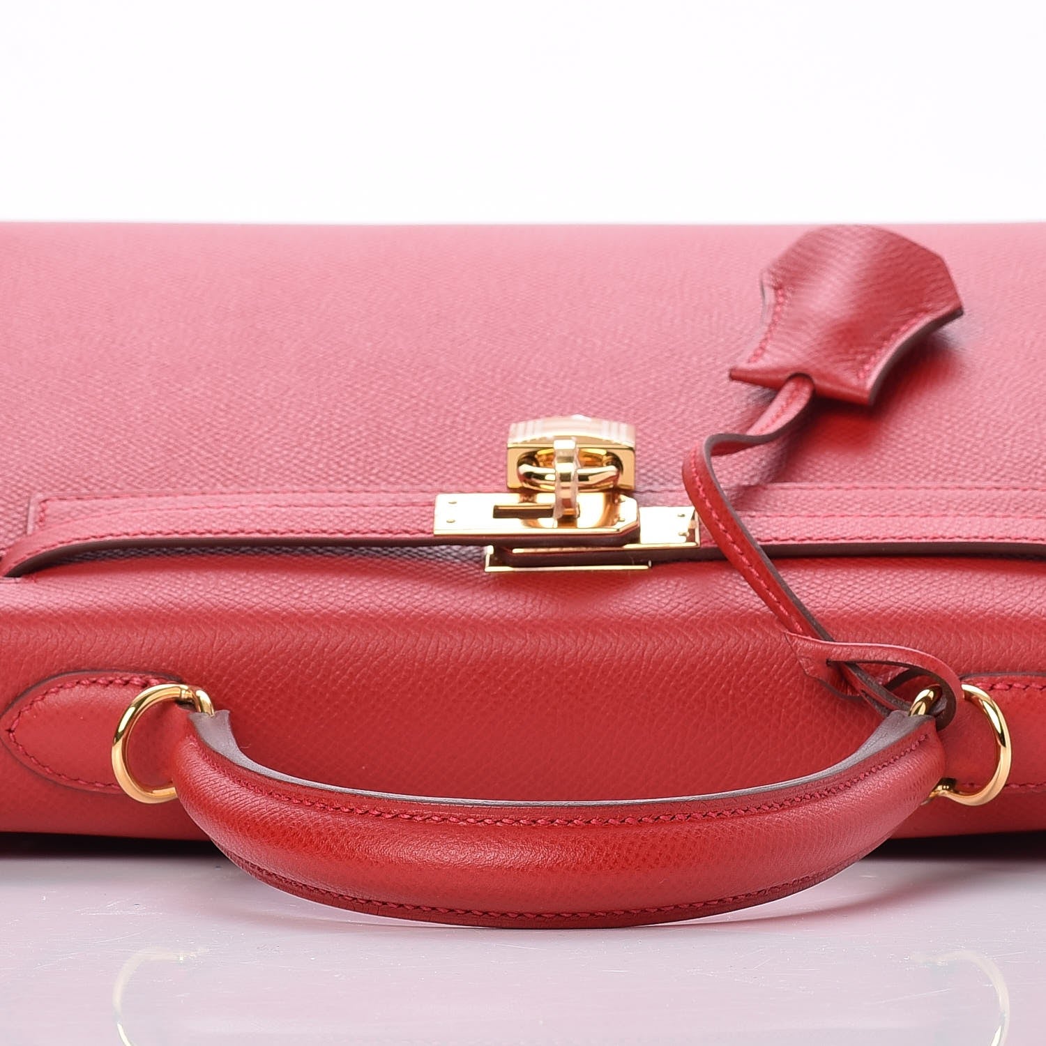 Hermes Epsom Kelly Sellier 25 Rouge Casaque 12 of 31