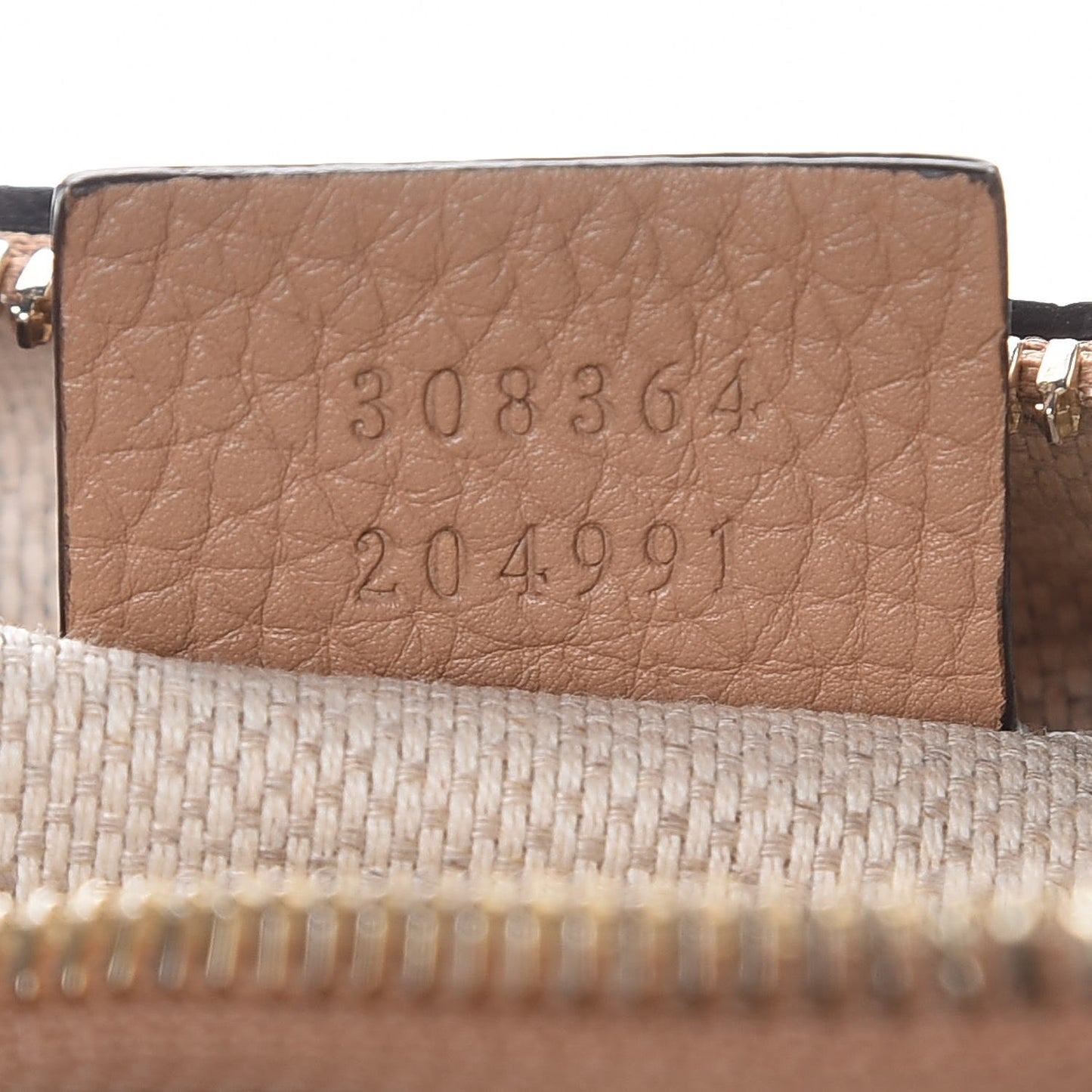 Pebbled Calfskin Small Soho Disco Bag Rose Beige