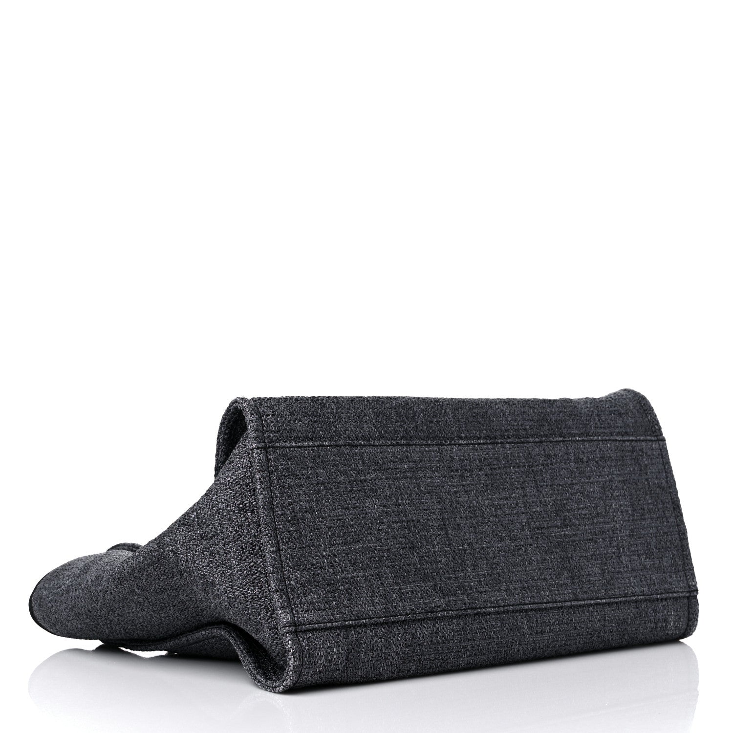 Chanel Lurex Boucle Medium Deauville Tote Black 4 of 9