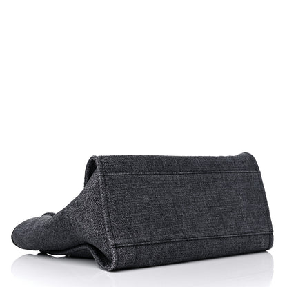 Chanel Lurex Boucle Medium Deauville Tote Black 4 of 9