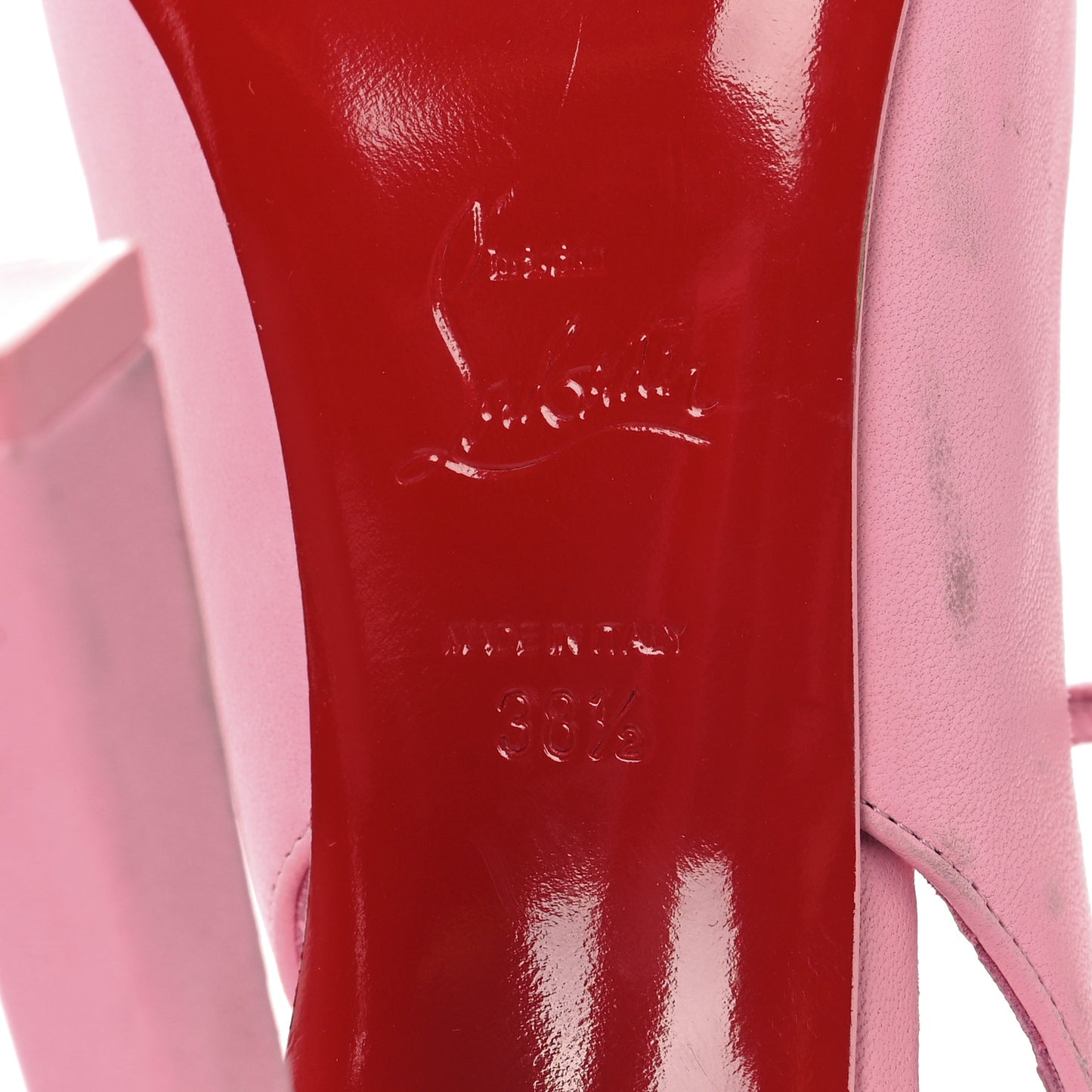 Calfskin Condora Sling 100 Pumps 38.5 Pink
