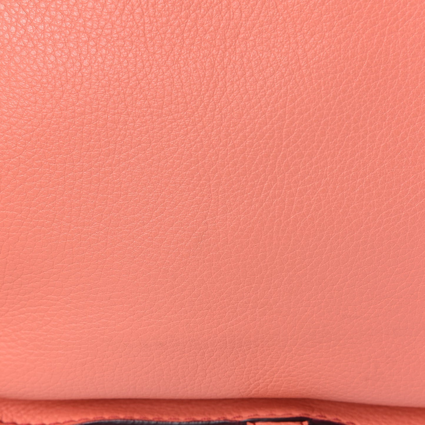 Grained Calfskin Medium Marcie Saddle Bag Coral Pop