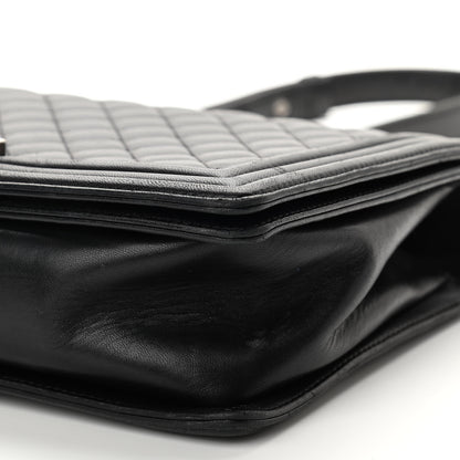 Chanel Lambskin Quilted New Medium Boy Flap Black 12 of 12