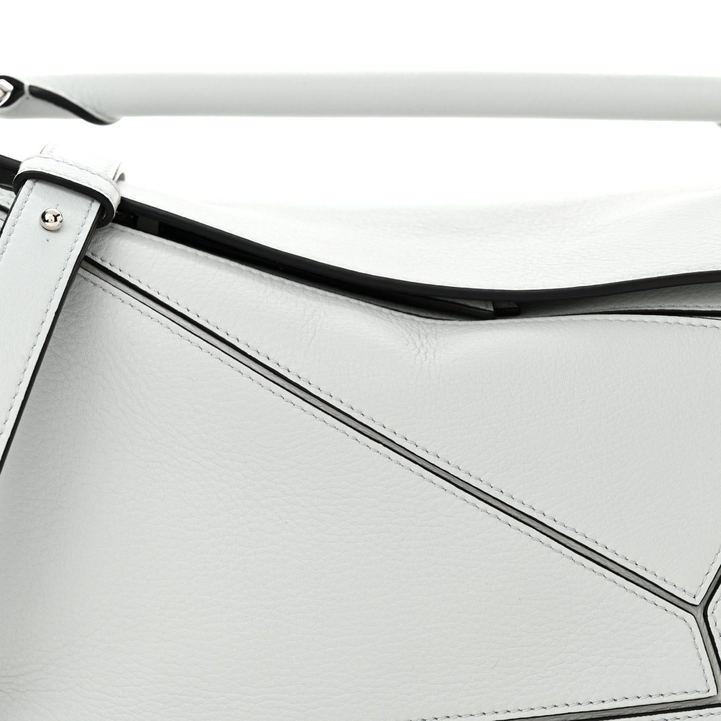 Calfskin Small Puzzle Bag Kaolin
