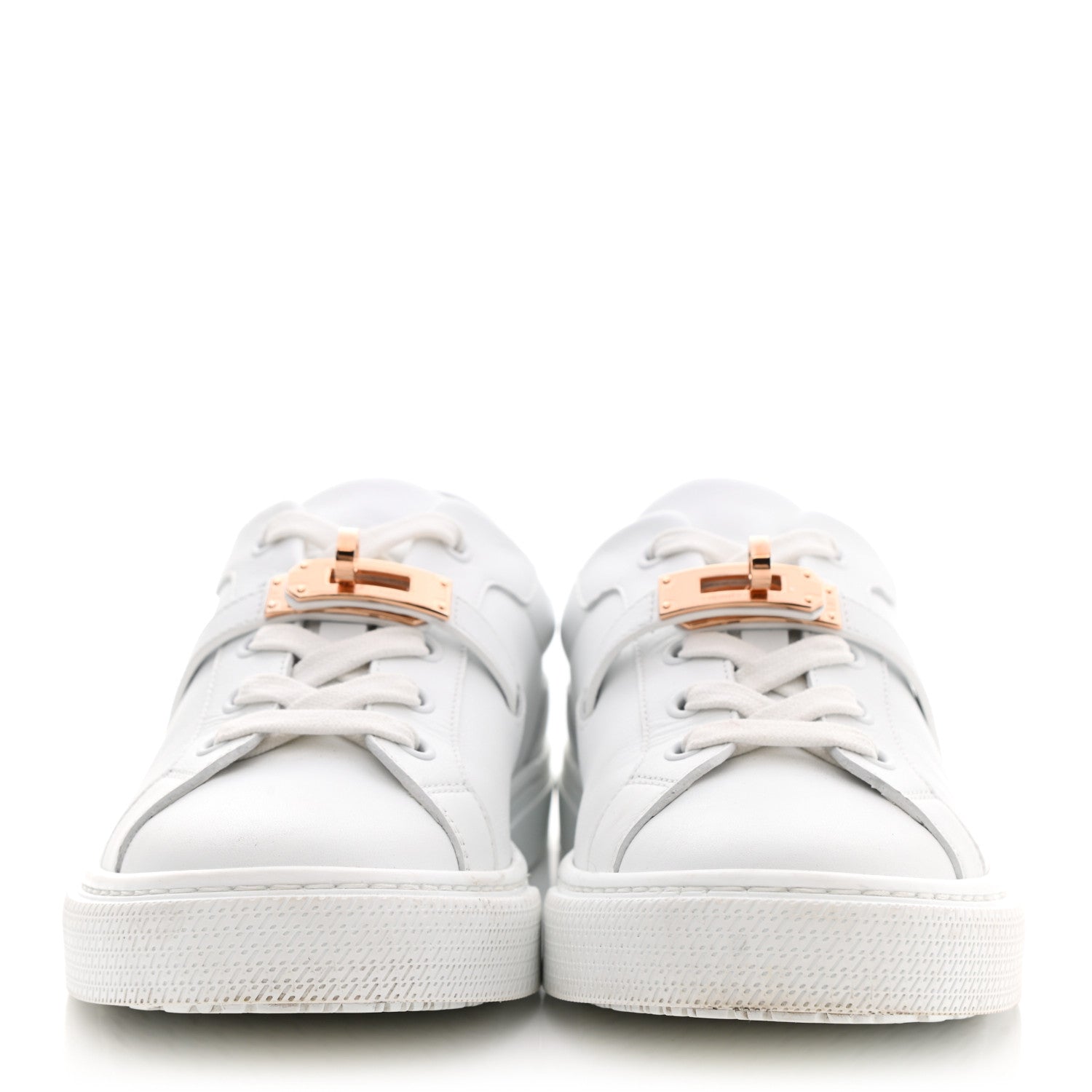 Hermes Calfskin Day Sneakers 37 White 2 of 12