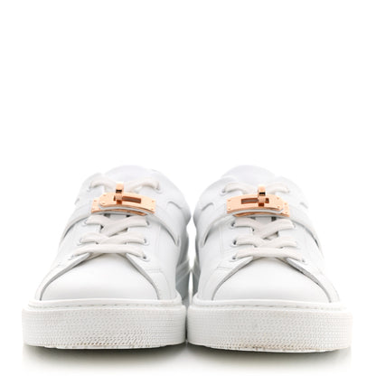 Hermes Calfskin Day Sneakers 37 White 2 of 12
