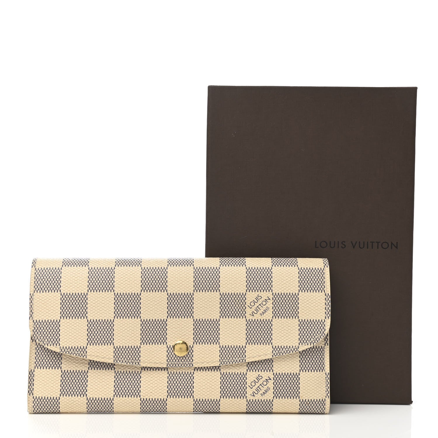 Louis Vuitton Damier Azur Emilie Wallet 10 of 10