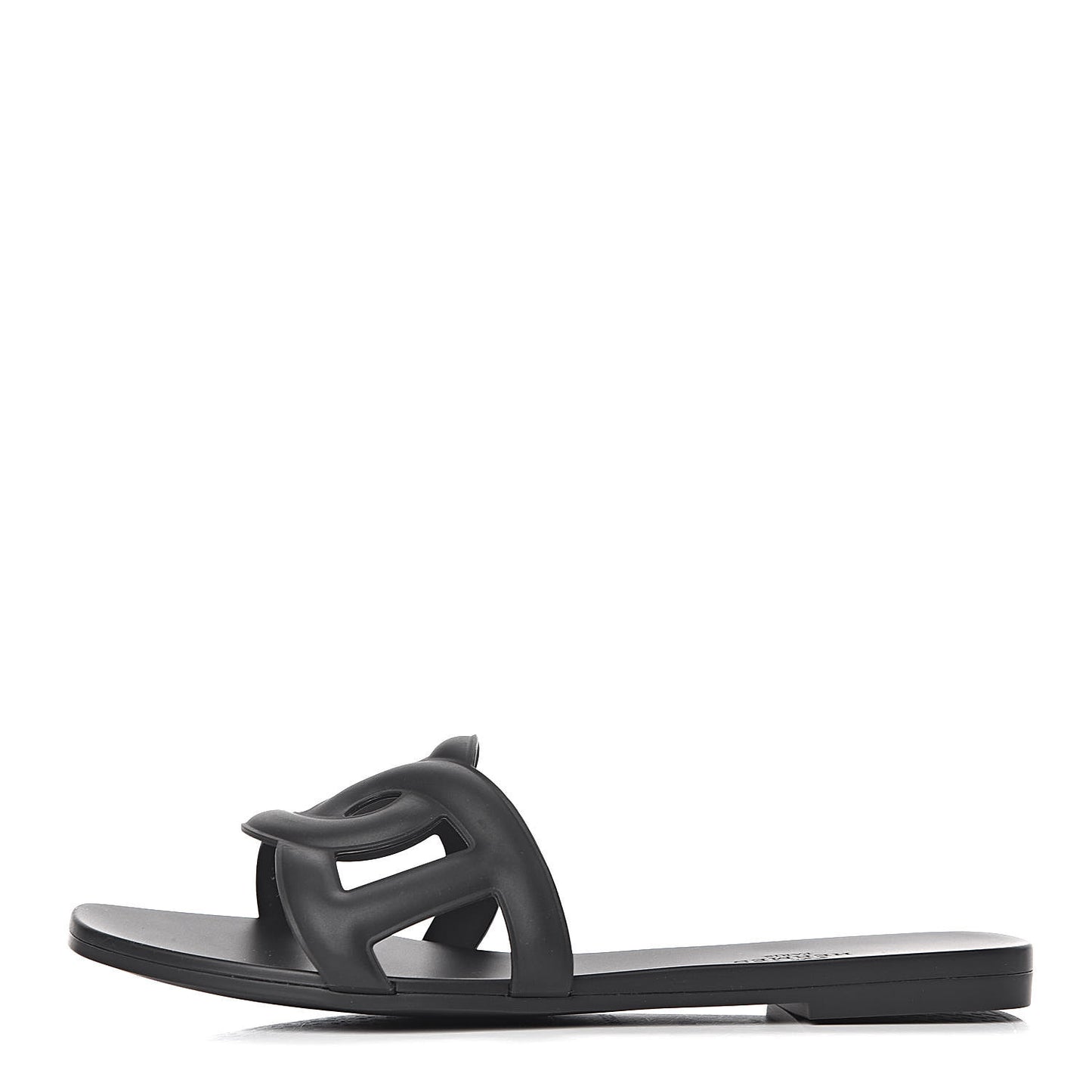 Rubber Aloha Sandals 37 Black