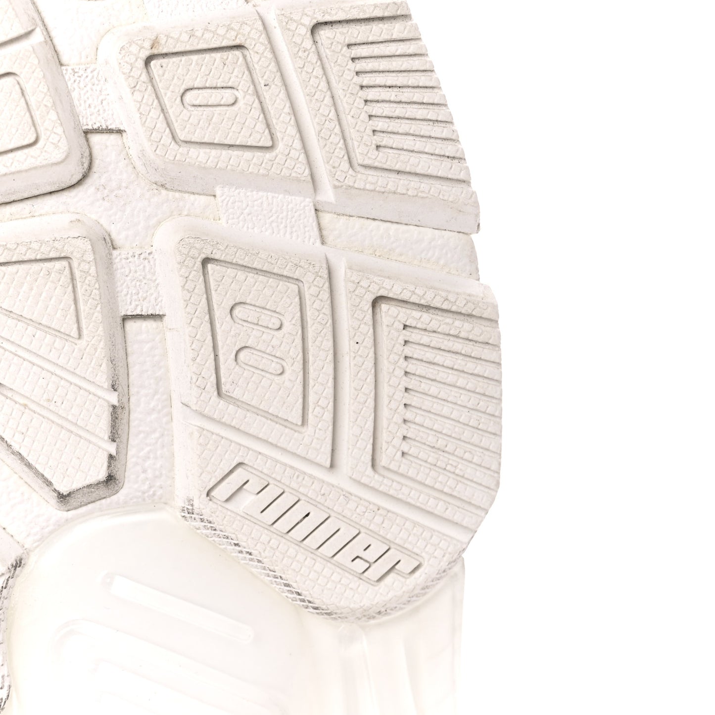 Mesh Rubber Monocolor Womens Runner Sneakers 39 White