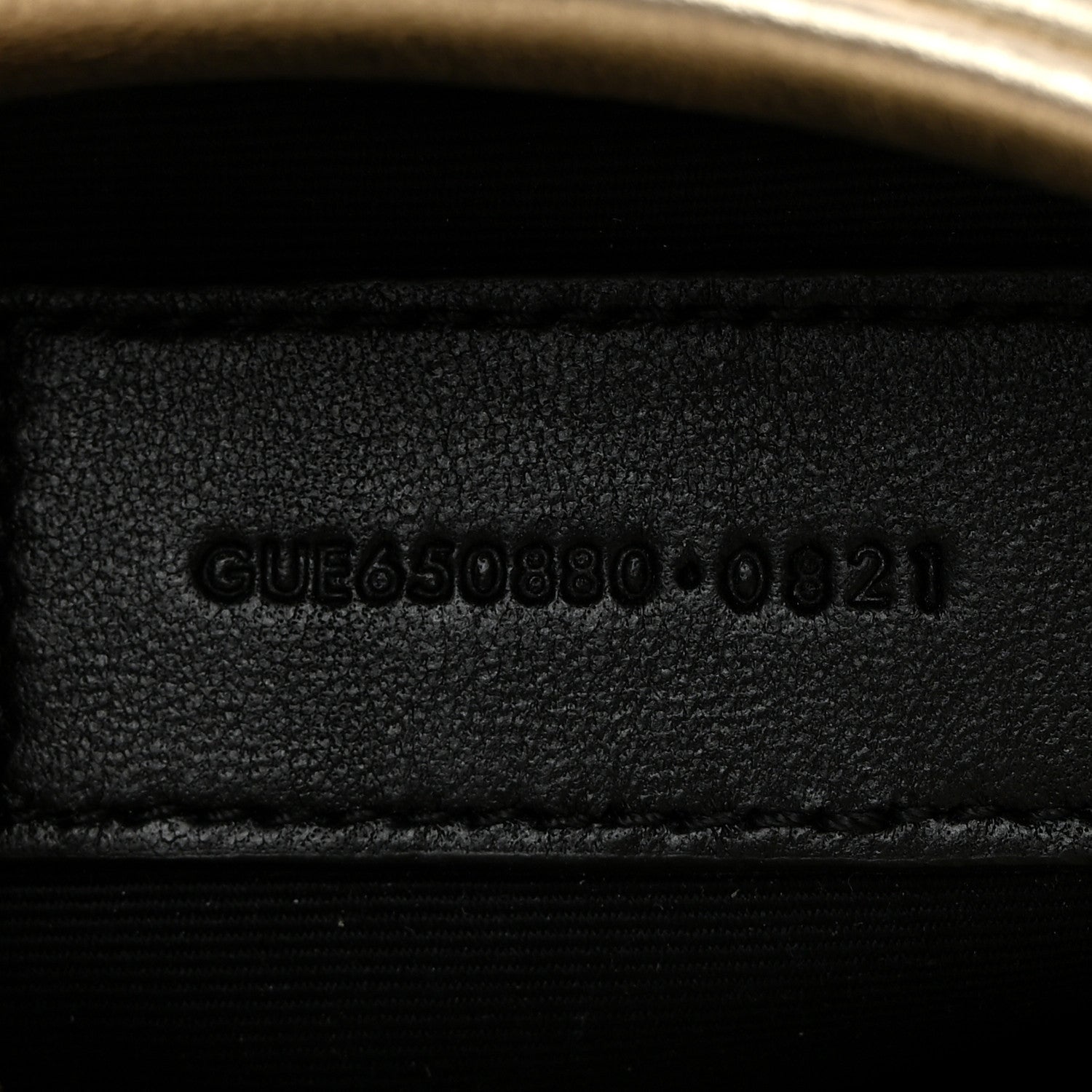 Saint Laurent Metallic Lambskin Monogram Loulou Puffer Pouch Clutch Gold 8 of 8