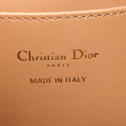 Christian Dior Lambskin Cannage Small Caro Bucket Bag Light Gold 6 of 9