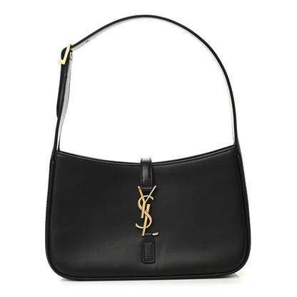 Saint Laurent Smooth Calfskin Le 5 A 7 Hobo Black 1 of 10