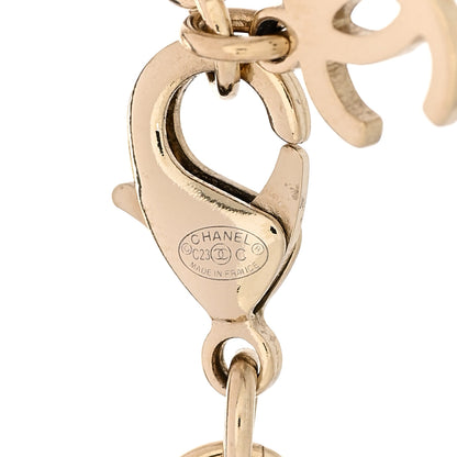 Chanel Glass Crystal CC Chain Bracelet Gold 3 of 4