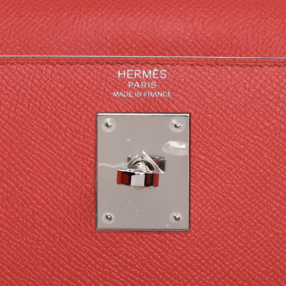Hermes Epsom Kelly Sellier 32 Rose Jaipur 8 of 33