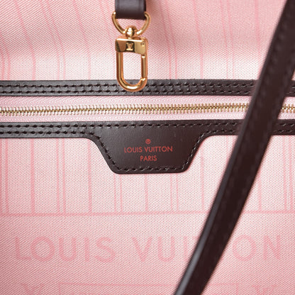 Louis Vuitton Damier Ebene Neo Neverfull MM Rose Ballerine 6 of 8
