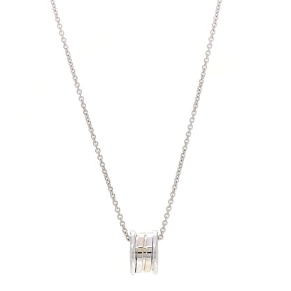 Bulgari 18K White Gold B.Zero1 Pendant Necklace 1 of 9