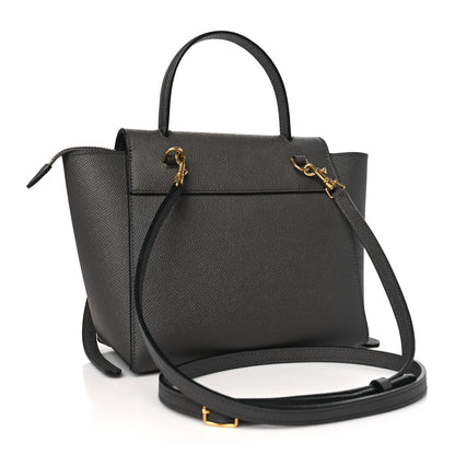Celine Grained Calfskin Nano Belt Bag Grey 3 of 10