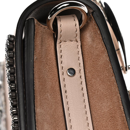 Chloe Calfskin Crystal Embellished Small Nile Bracelet Bag Cement Pink 13 of 13