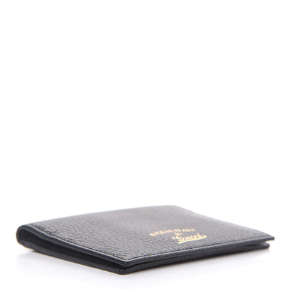 Gucci Dollar Calfskin Swing Train Pass Card Case Black 4 of 7