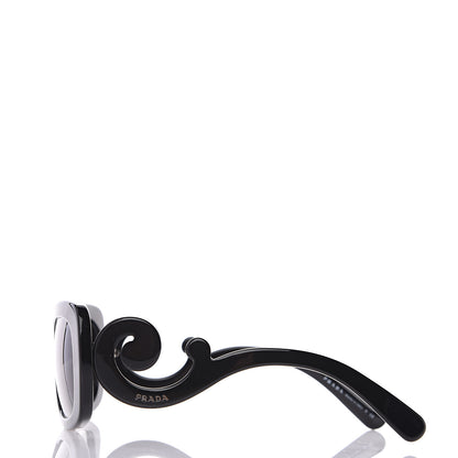 Prada Acetate Baroque Sunglasses SPR 27O Black 2 of 9