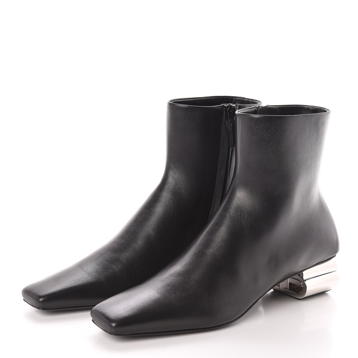Sheepskin Typo Ankle Booties 36 Black