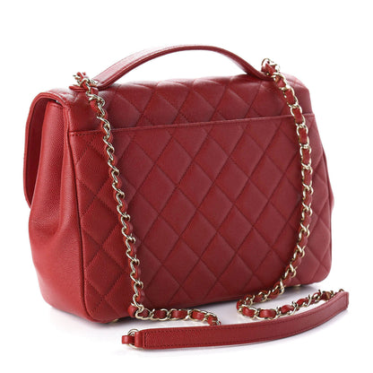 Chanel Caviar Quilted Large Business Affinity Flap Red 3 of 11