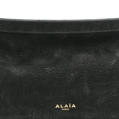 Alaia Suede Le Click East West Small Bag Black 7 of 9