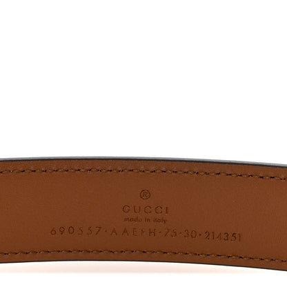 Gucci Ciny Lux Calfskin Blondie 30mm Belt 75 30 Blondie Cognac 5 of 6