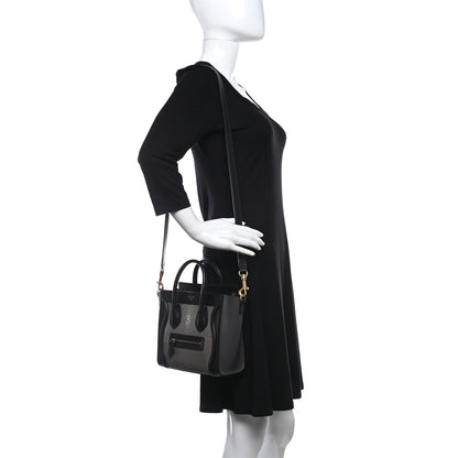 Celine Stingray Smooth Calfskin Nano Tri-Color Luggage Smoke 3 of 8