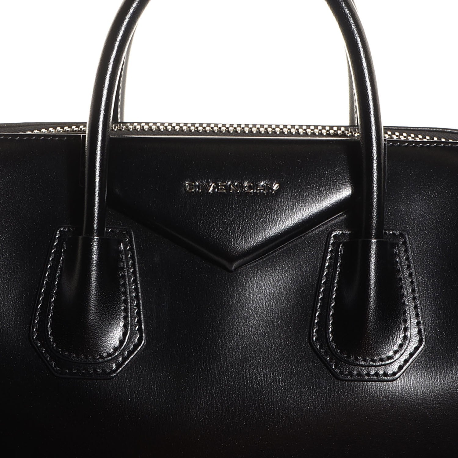 Givenchy Shiny Lord Calfskin Medium Antigona Black 13 of 13