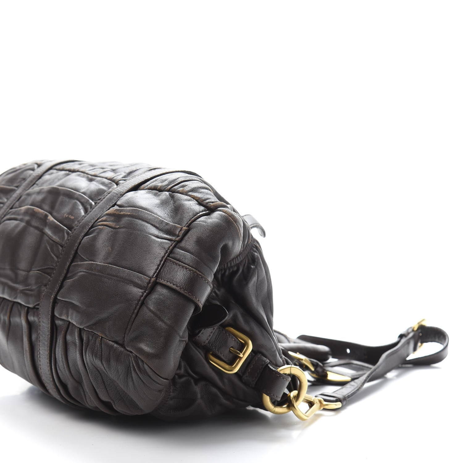 Prada Nappa Gaufre Shopping Satchel Caffe 10 of 18