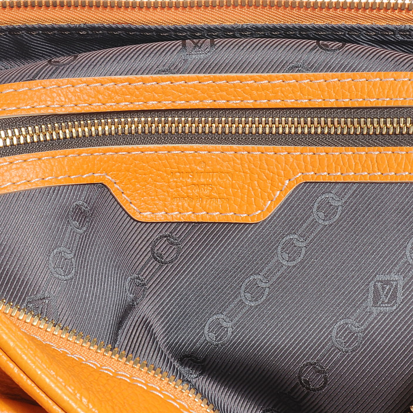 Louis Vuitton Tobago Leather Carryall Yellow 6 of 7