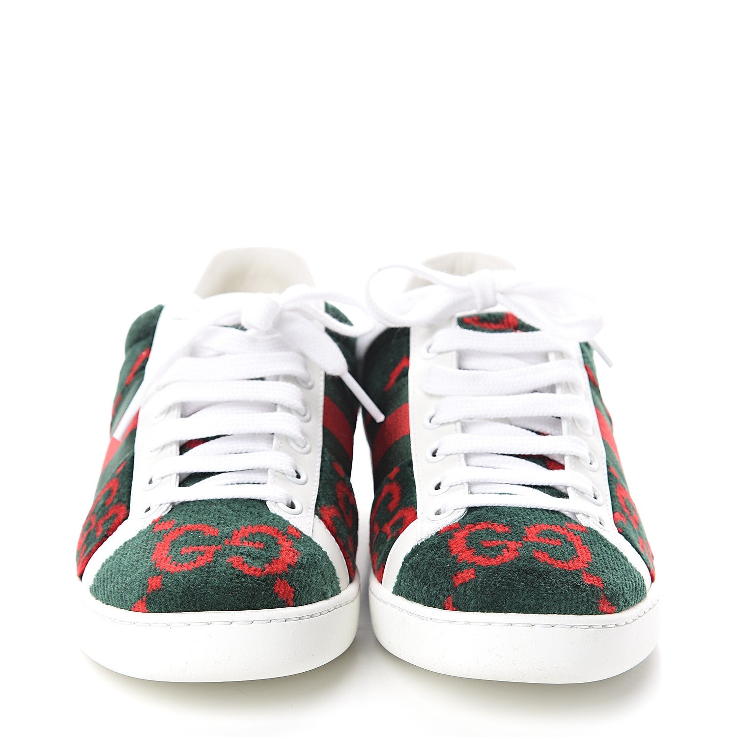 Gucci Terry Cloth GG Monogram Web Womens Ace Sneakers 36 2 of 7