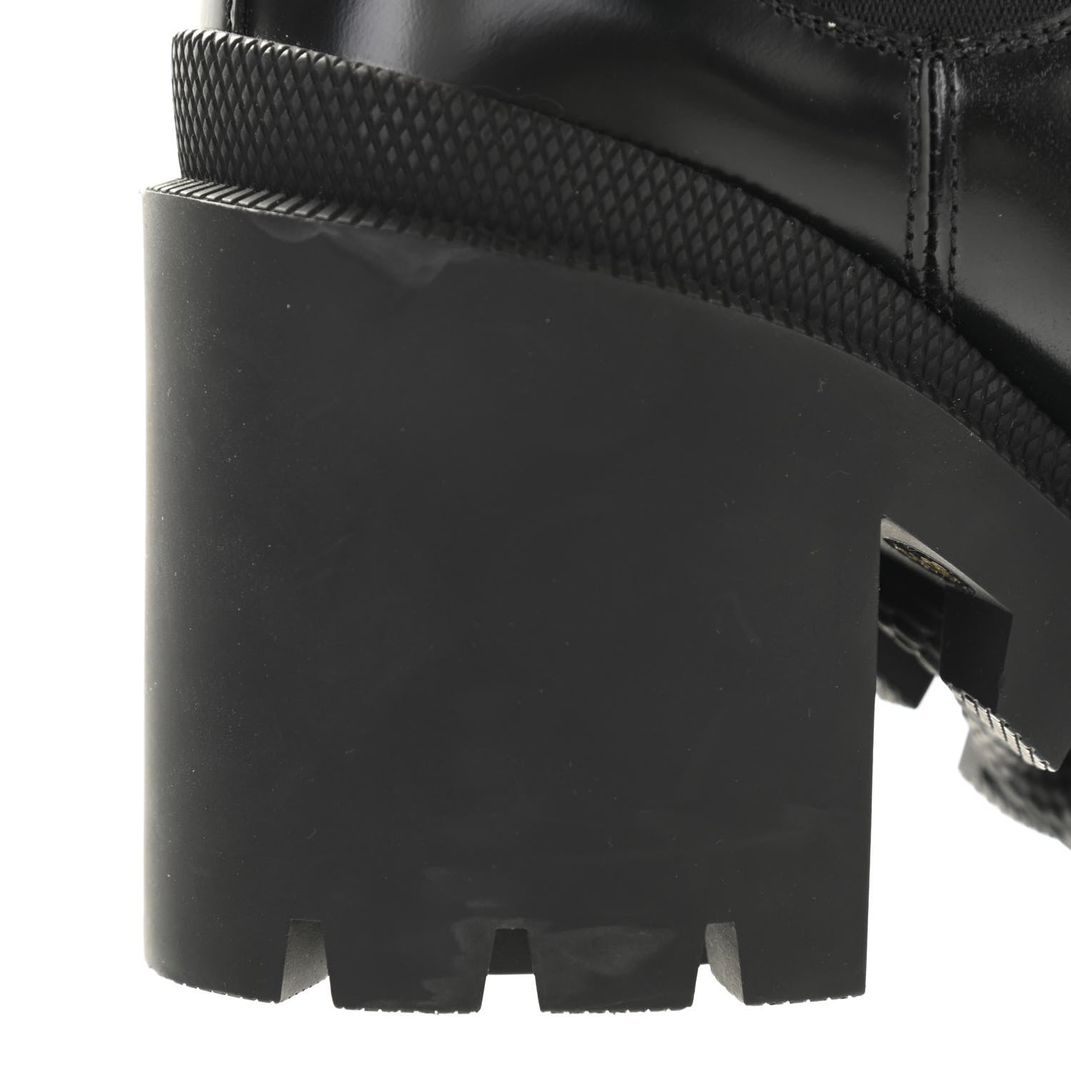 Gucci Calfskin Crystal GG Trip Chelsea Ankle Boots 36.5 Black 11 of 14