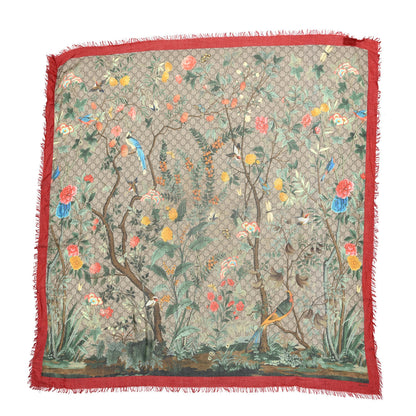 Gucci Silk Tian Square Scarf Multicolor 1 of 3