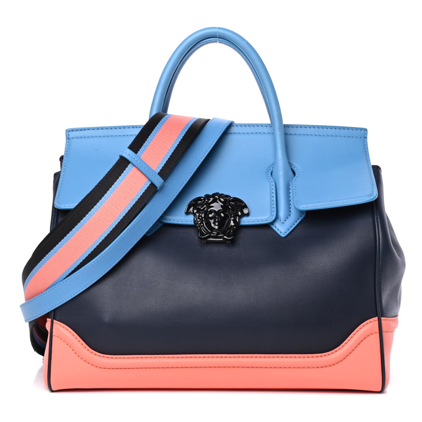 Calfskin Large Palazzo Empire Bag Multicolor