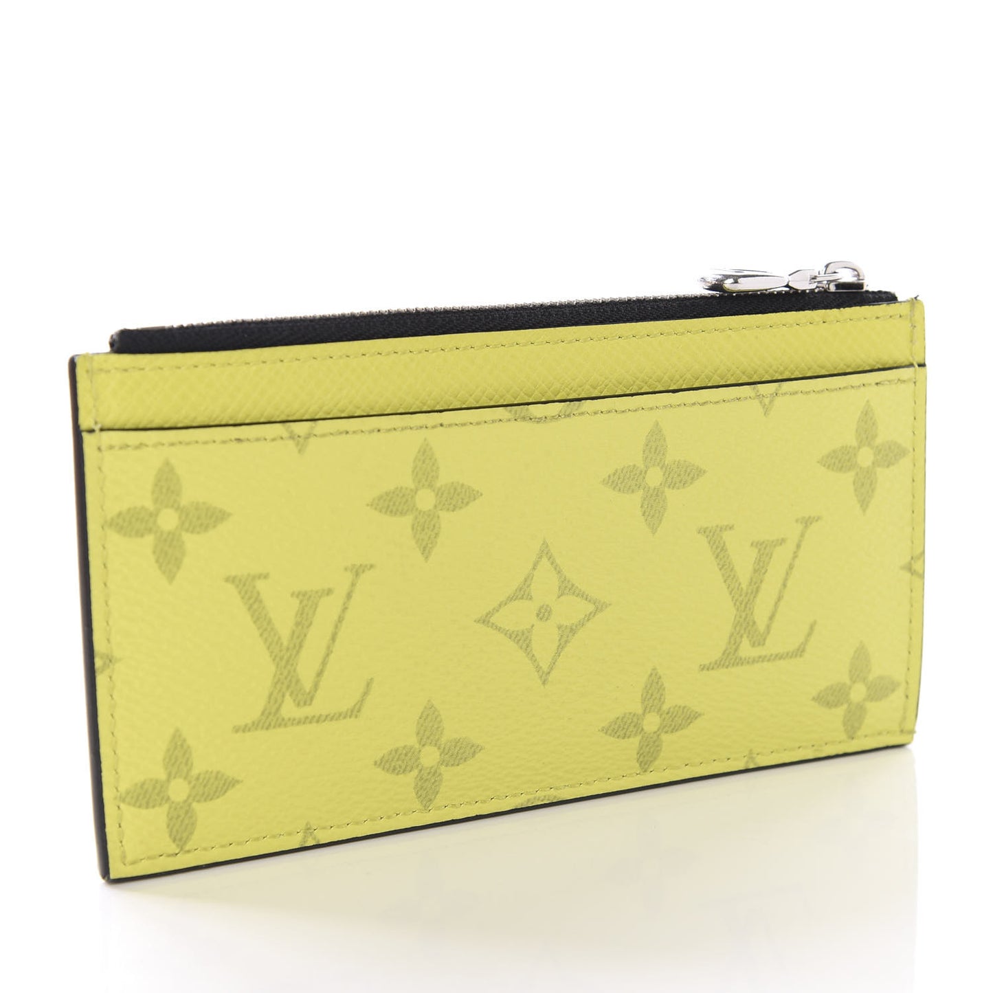 Monogram Taiga Coin Card Holder Yellow