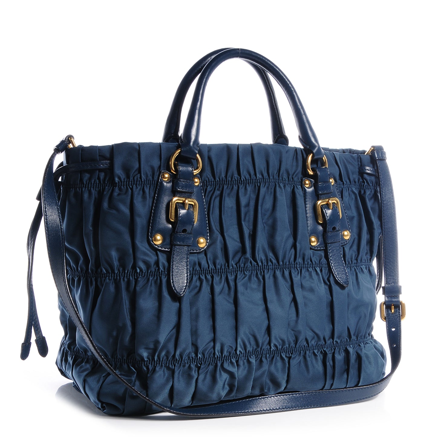 Tessuto Nylon Gaufre Tote Denim