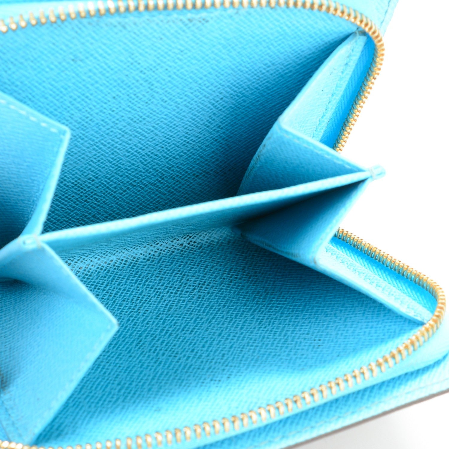 Louis Vuitton Monogram Groom Compact Zip Wallet Blue 6 of 8