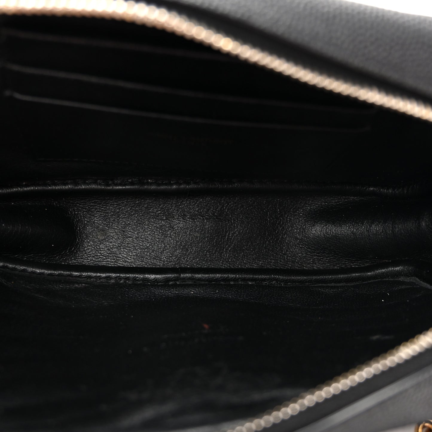 Grain De Poudre Matelasse Monogram Mini Lou Camera Bag Black