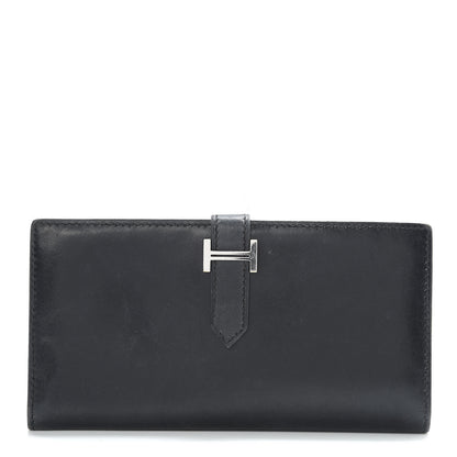 Hermes Box Bearn Wallet Black 1 of 14