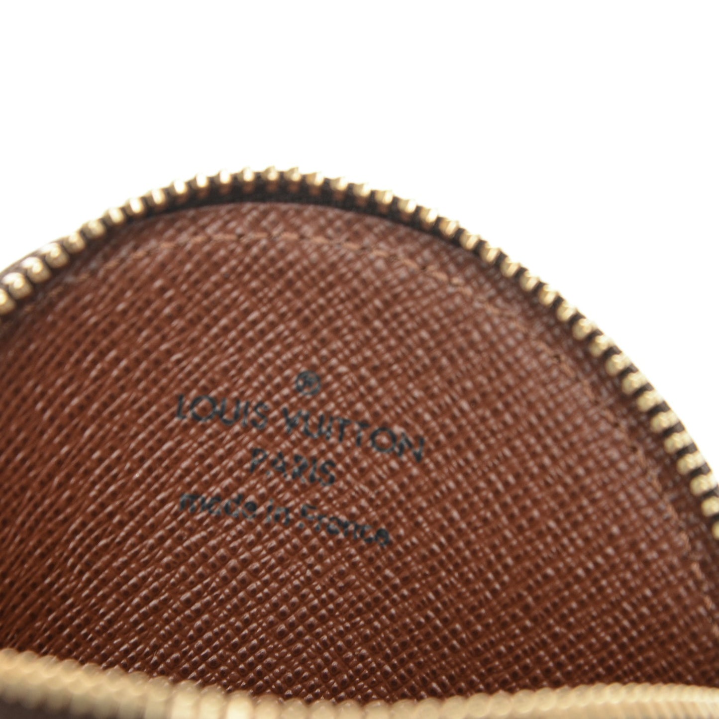 Monogram Round Coin Purse