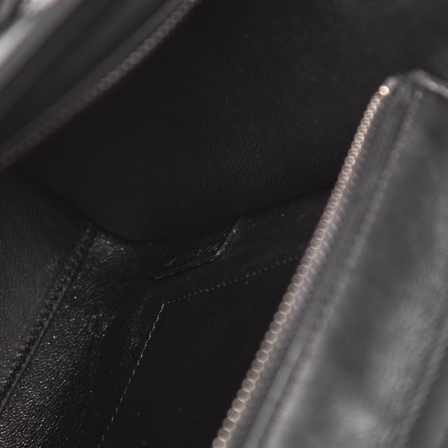 Smooth Drummed Calfskin Tri-color Nano Luggage Anthracite