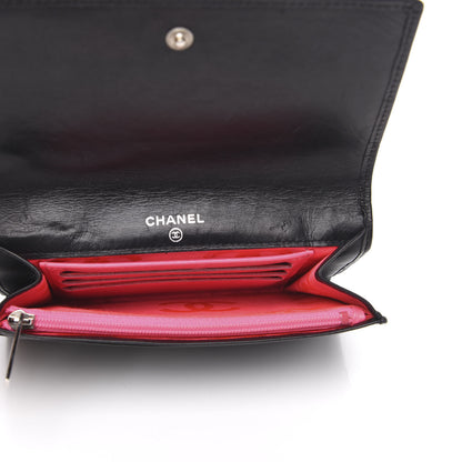Chanel Calfskin Quilted Cambon Flap Wallet Black 5 of 11