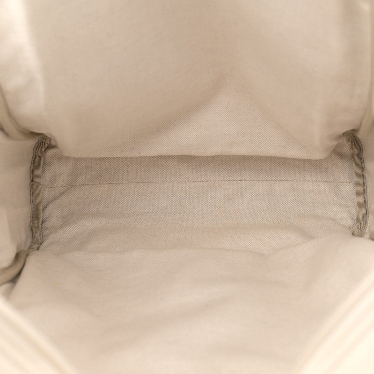 Calfskin Logo Day Backpack Mystic White