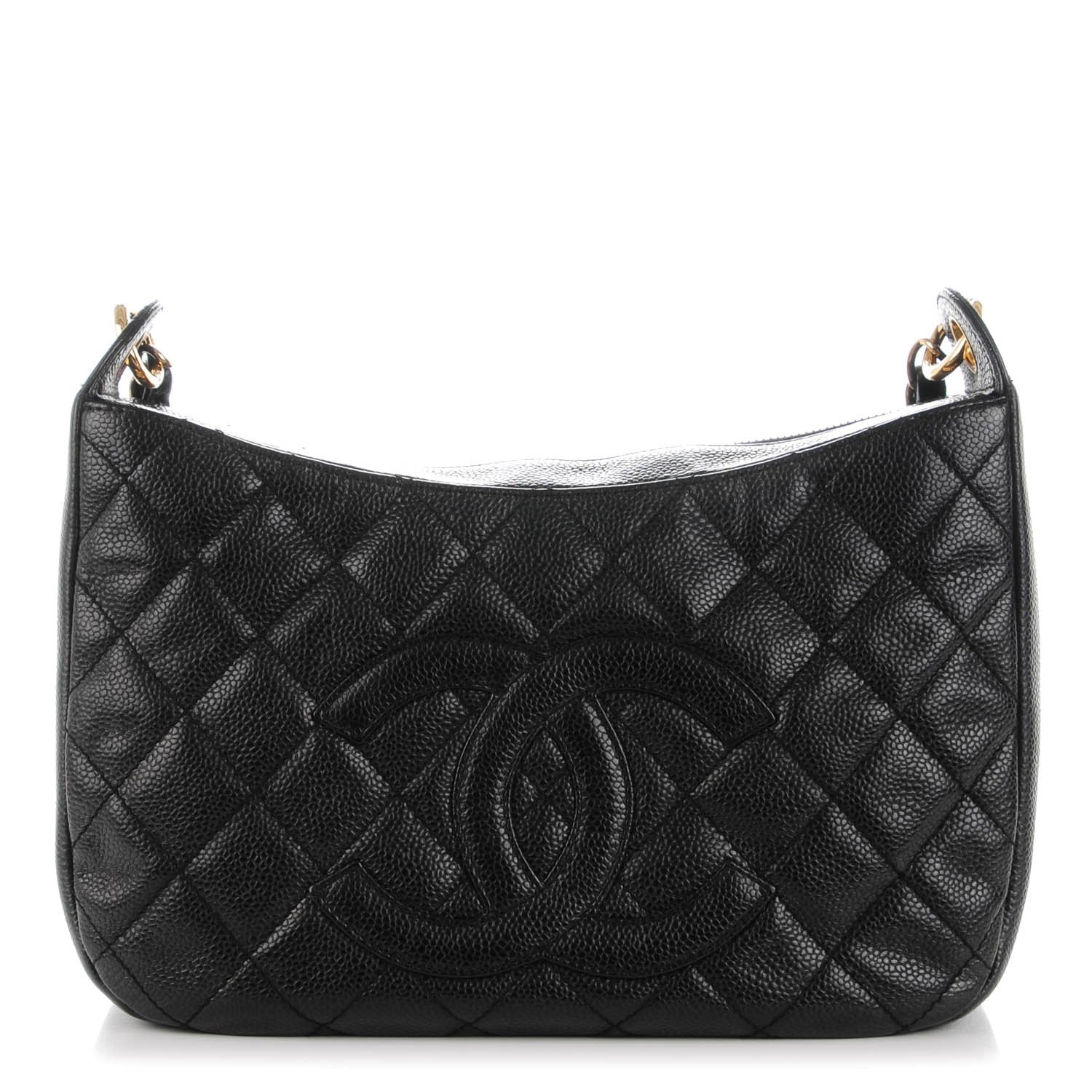 Chanel Caviar Quilted Hobo Black 1 of 7