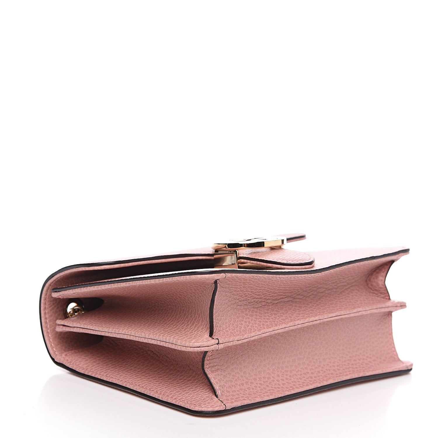 Gucci Dollar Calfskin Small Interlocking G Shoulder Bag Soft Pink 3 of 8