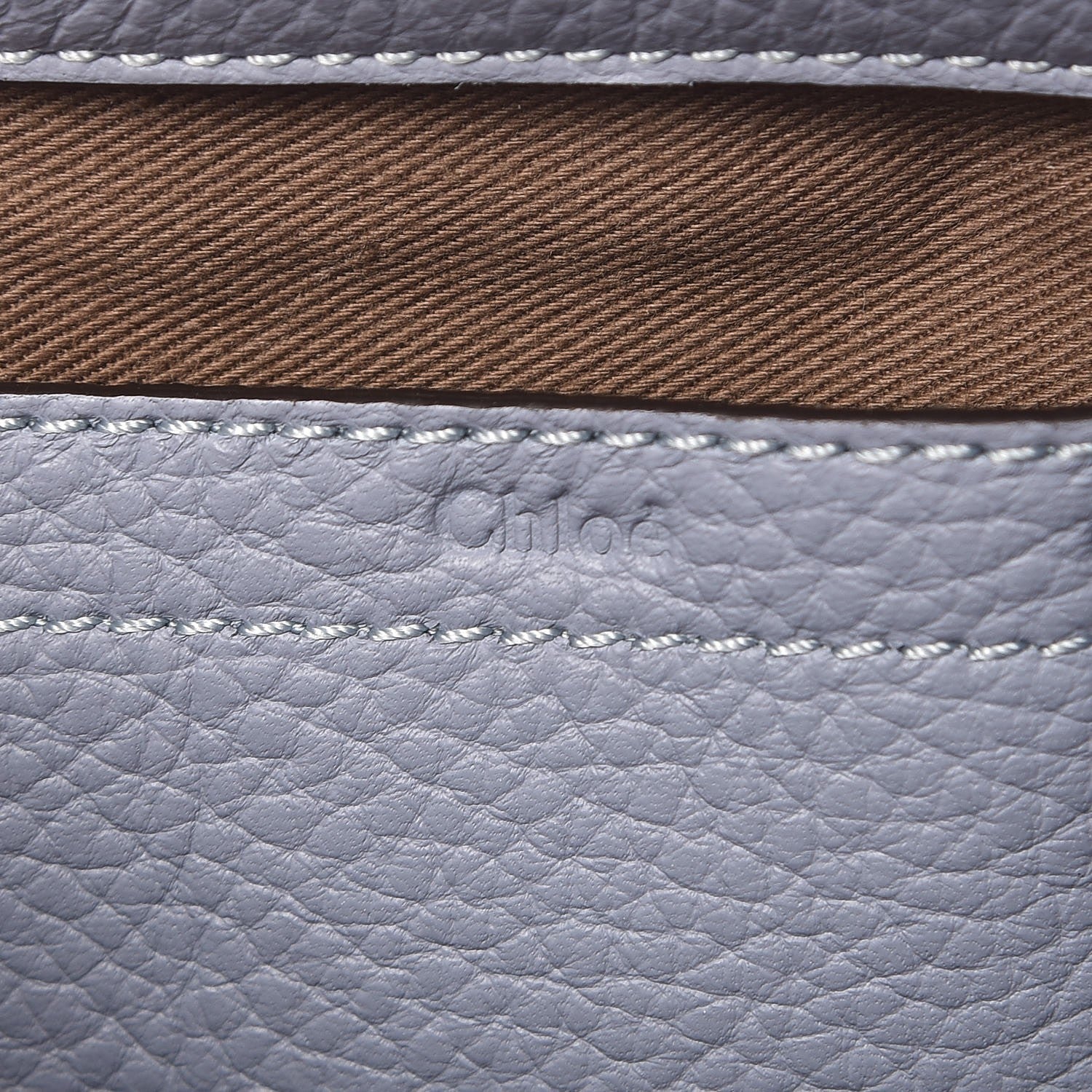 Chloe Calfskin Mini Marcie Round Crossbody Bag Washed Blue 7 of 8